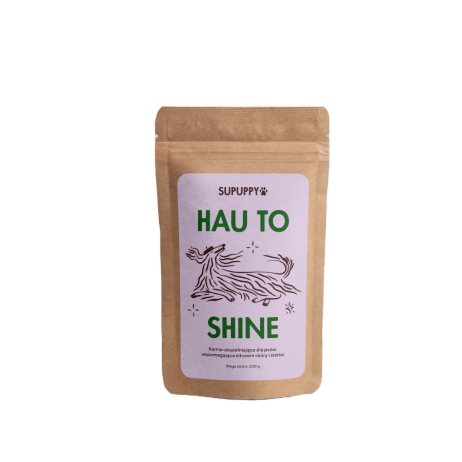 SUPUPPY HAU TO SHINE - naturalny suplement na skórę i sierść dla psa