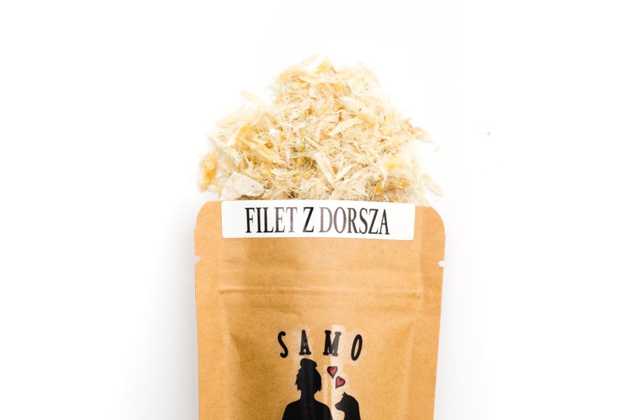 SAMO MIĘSO Dosmaczacz - filet z dorsza 20 g