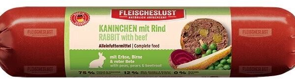 MEATLOVE RABBIT with beef - Mokre jedzenie dla psa królik z wołowiną 800 g