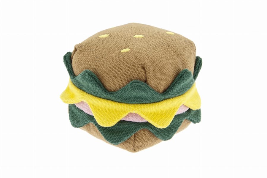 pluszowy hamburger dla psa
