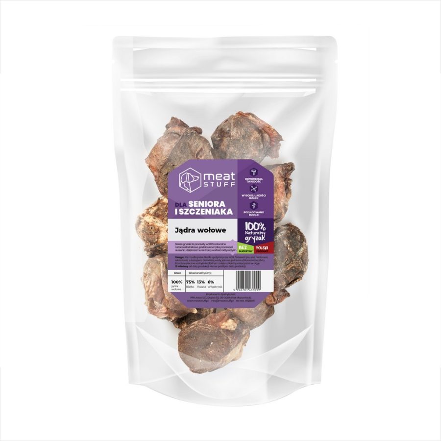 jądra wołowe Meat stuff w zamykanym opakowaniu