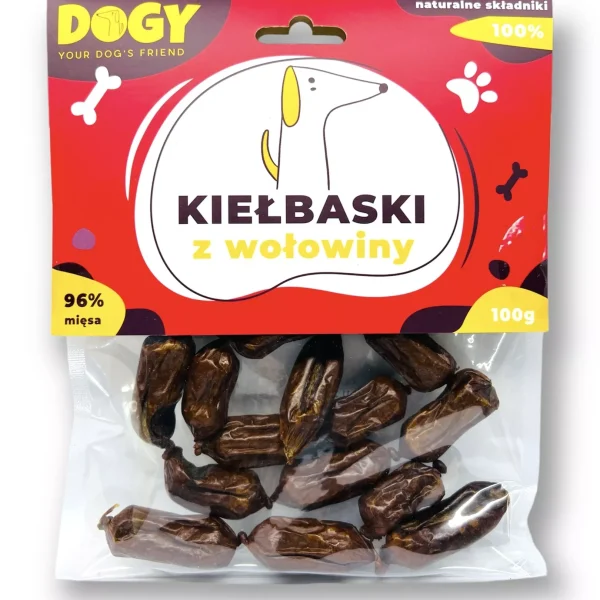 kiełbaski z wołowiny dogy