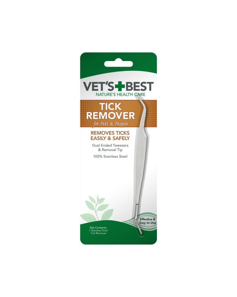 VET’S BEST STALOWY HACZYK DO USUWANIA KLESZCZY + penseta