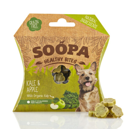 SOOPA Healthy Bites dla psa – Jarmuż, Jabłko i Algi (50g)