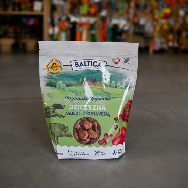 BALTICA przysmaki treningowe dziczyzna z jabłkiem 600g