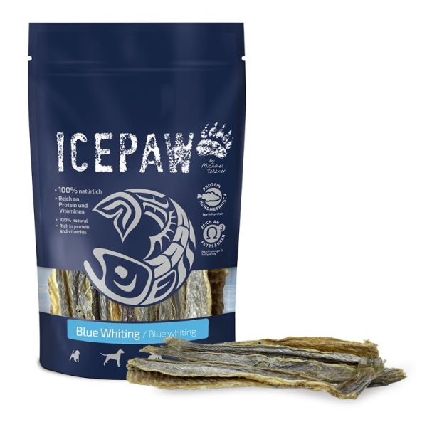 ICEPAW Blue Whiting - suszony błękitek przysmak dla psów (100g)