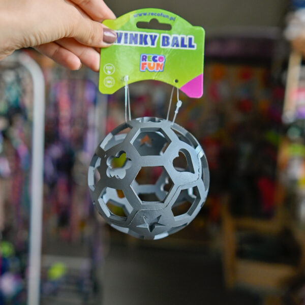 RECOFUN Winky Ball M grey ażurowa szara