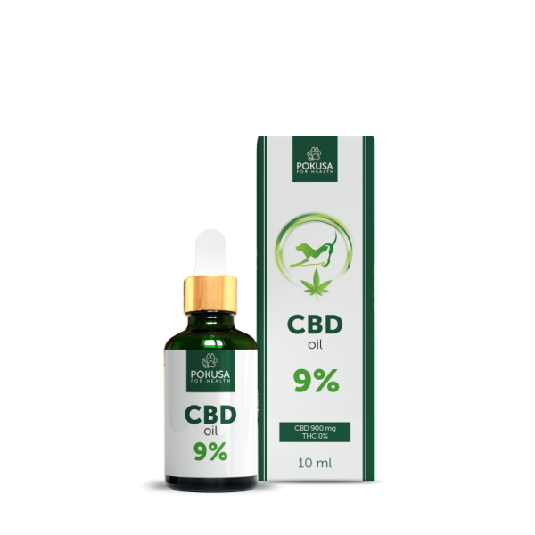 GREENLINE CBD OIL 9% - OLEJEK CBD Z OLEJEM Z ŁOSOSIA