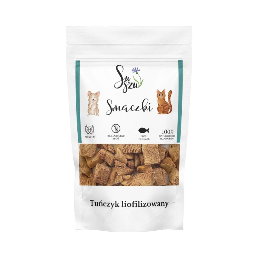 SUSZU liofilizowana tunczyk 40g - smaczki dla psa