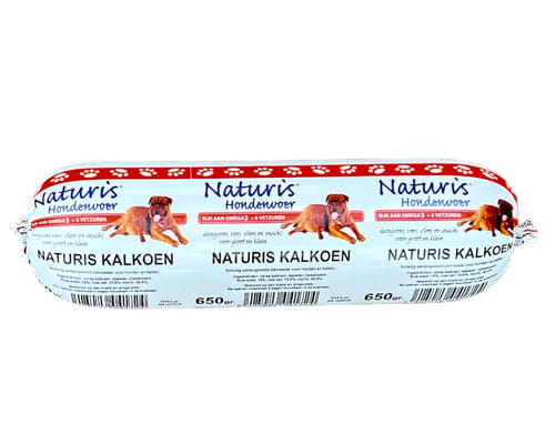 NATURIS kiełbasa treningowa z indykiem 650gr