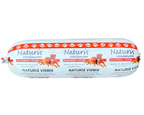 NATURIS kiełbasa treningowa z mieszanką rybną 650gr