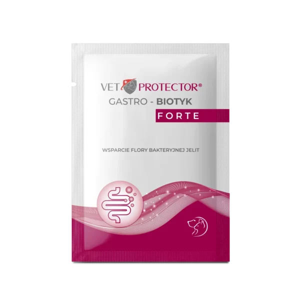 VET PROTECTOR® GASTRO – BIOTYK FORTE – MULITBIOTYK DLA PSA I KOTA 3G