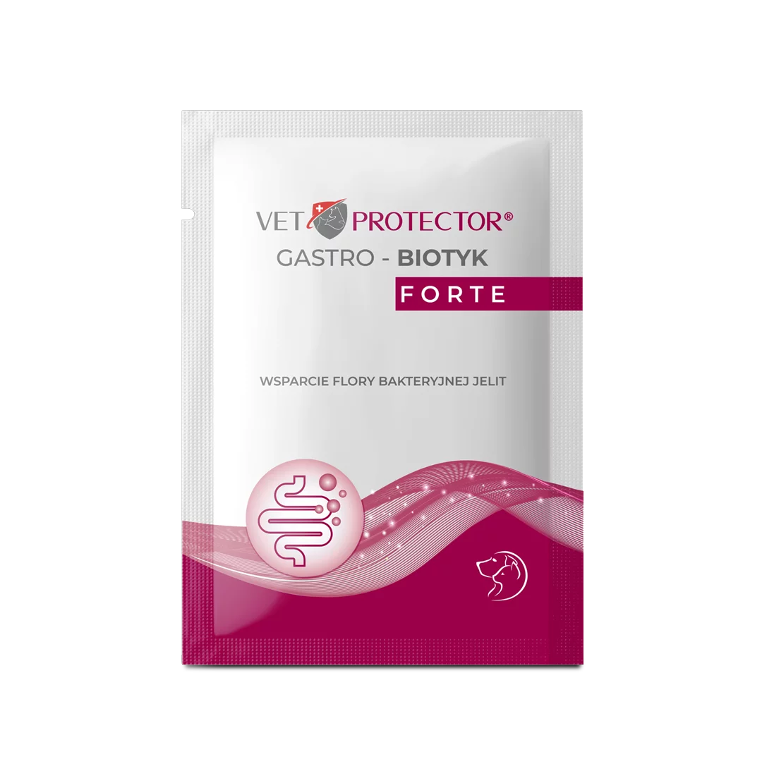 VET PROTECTOR® GASTRO – BIOTYK FORTE – MULITBIOTYK DLA PSA I KOTA 3G