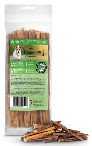 Chewies Chew-Sticks Mini Wieprzowina 60g