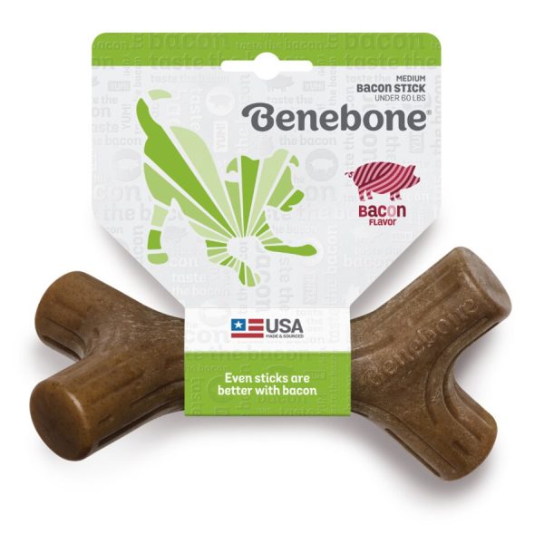 BONEBONE Gryzak dla psa Benebone Stick Bekon S