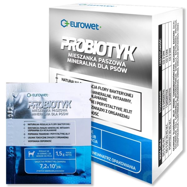 Eurowet Probiotyk dla psów - saszetka 1,5g