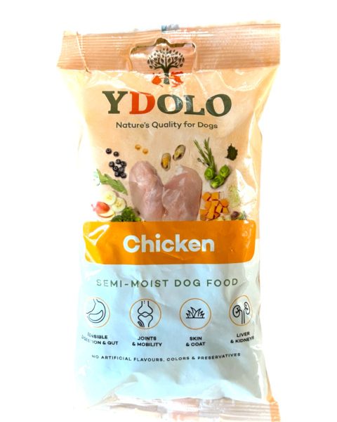 YDOLO Chicken - kurczak i ryby - półwilgotna karma dla psa (100g)