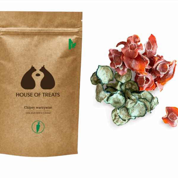 HOUSE OF TREATS Chipsy warzywne marchew&cukinia 40 g