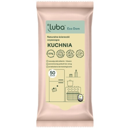 LUBA ECO DOM Naturalne Ściereczki Czyszczące KUCHNIA