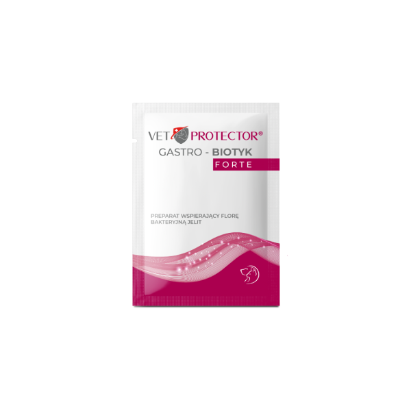 VET PROTECTOR® GASTRO – BIOTYK FORTE – MULITBIOTYK DLA PSA I KOTA 3G