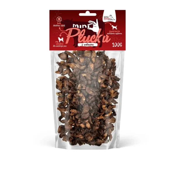 SYTA MICHA Mini płucka z wołowiny 100g