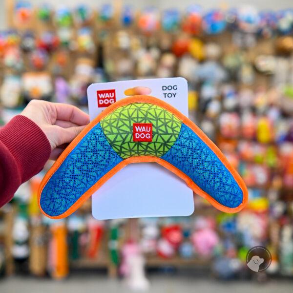 WAUDOG Fun zabawka dla psa niebieski bumerang
