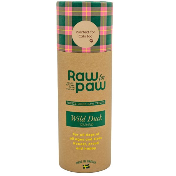 RAW for PAW WILD Duck - dzika kaczka liofilizowane przysmaki (45g)