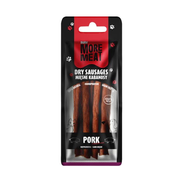 BUBA More Meat kabanosy 70g wieprzowina - miękkie przysmaki