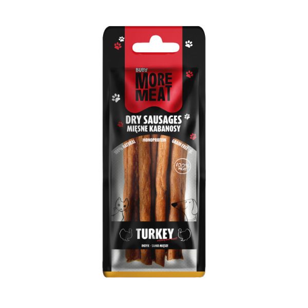 BUBA More Meat kabanosy 70g indyk - miękkie przysmaki