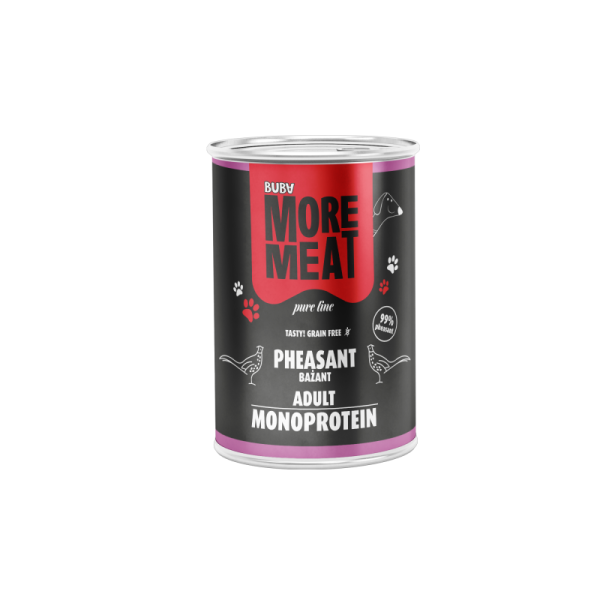 BUBA More Meat mono Pure 400g bażant - karma mokra