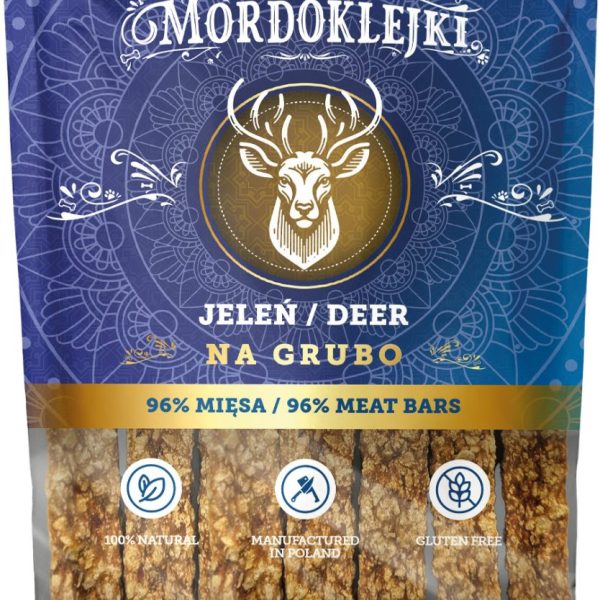 TRZYPSY MORDOKLEJKI NA GRUBO Z JELENIA 80G