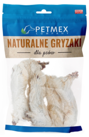 PETMEX łapki królicze z futrem 200 g