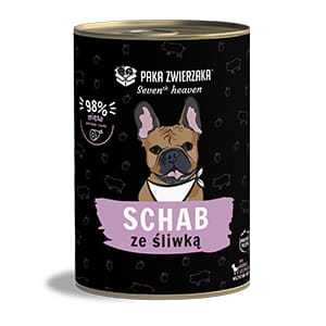 PAKA ZWIERZAKA Karma mokra SH Schab ze śliwką (Pork&Plum) 400g