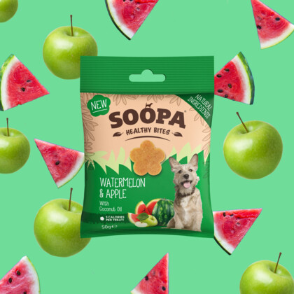 SOOPA Healthy Bites dla psa – Arbuz i Jabłko (50g)