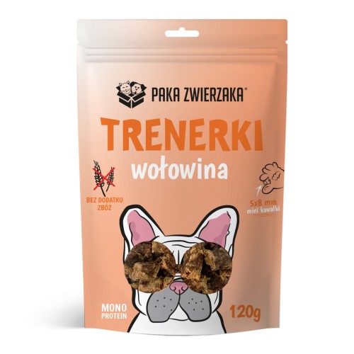 PAKA ZWIERZAKA Trenerki Wołowina 120g