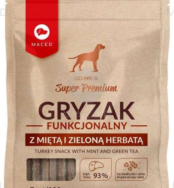 Maced gryzak funkcjonalny z miętą i zieloną herbatą 100g