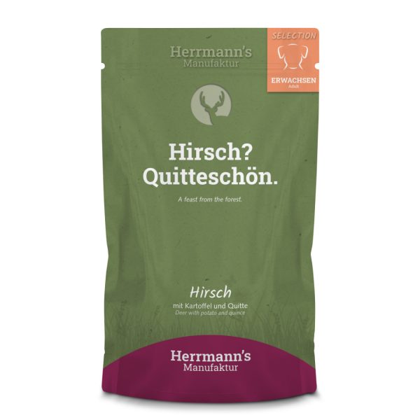 HERRMANN'S MANUFAKTUR Selection Dog Hirsch - jeleń (150g)