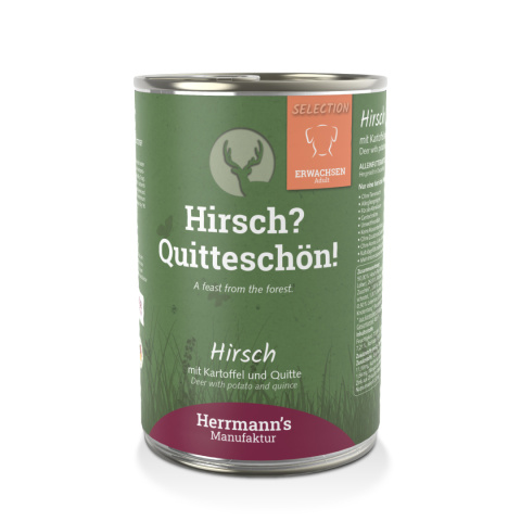 HERRMANN'S MANUFAKTUR Selection Dog Bio Rind - bio wołowina z marchwią (150g)