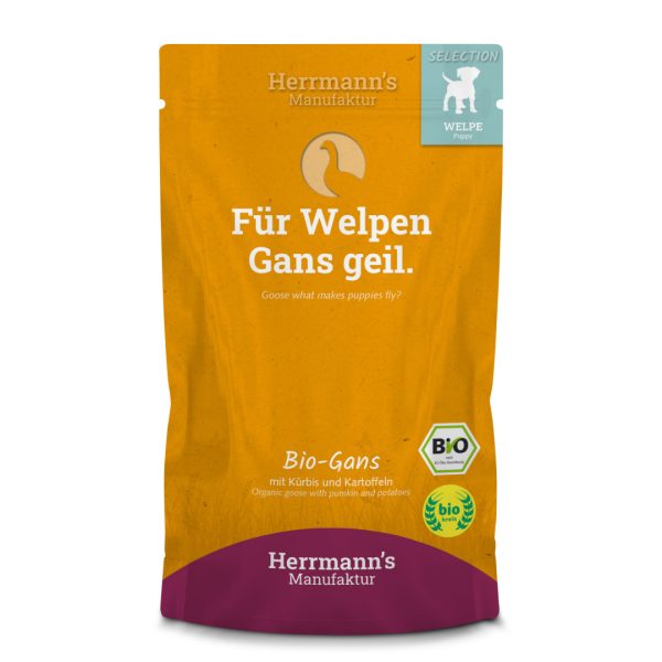 HERRMANN'S Selection Puppy Bio Gans - gęsina (150g)