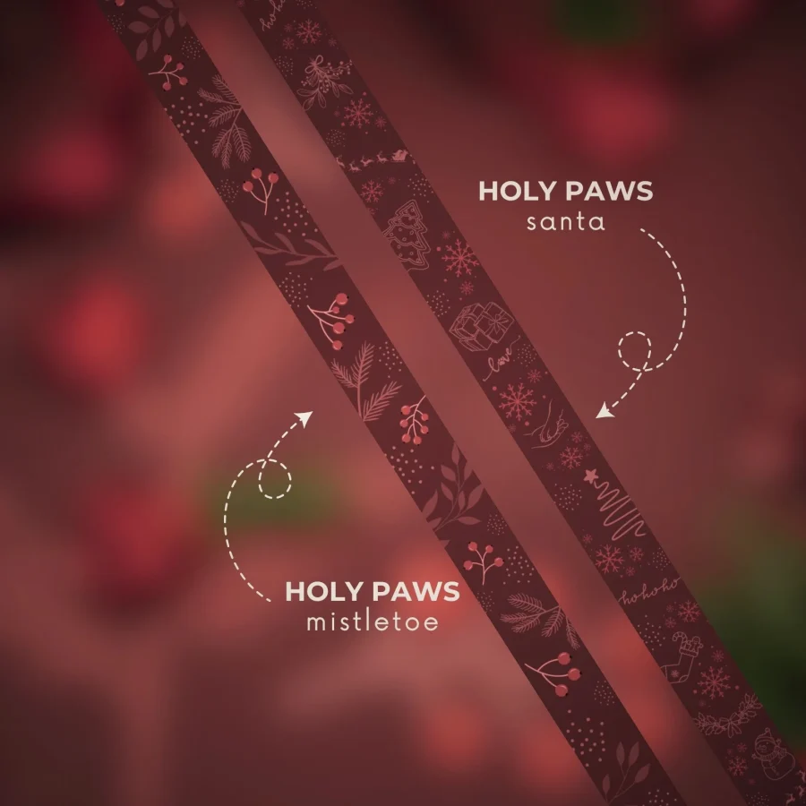 MOOKI - Smycz miejska we wzorze HOLY PAWS 2,5m