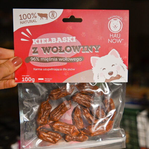 kiełbaski z wołowiny hau now