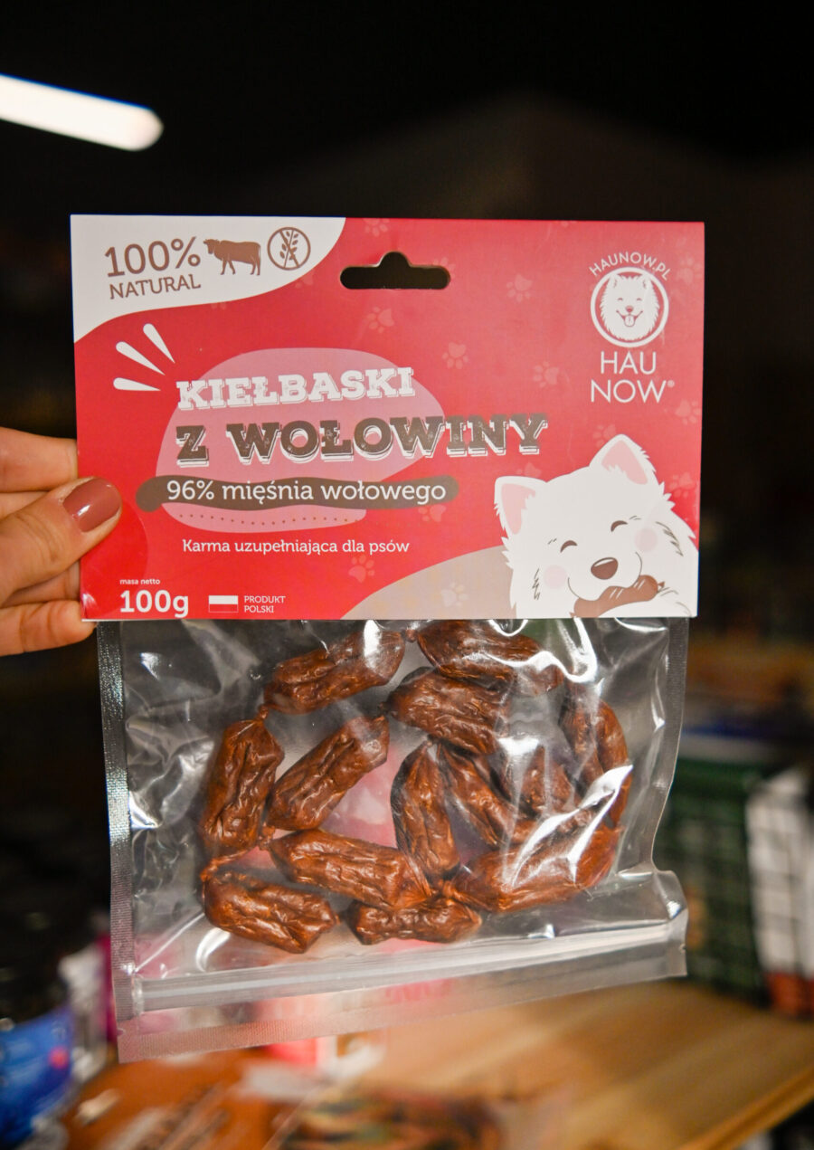 kiełbaski z wołowiny hau now