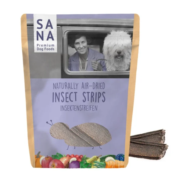 SANADOG Pure Insect Strips (100g) - paski z owadów