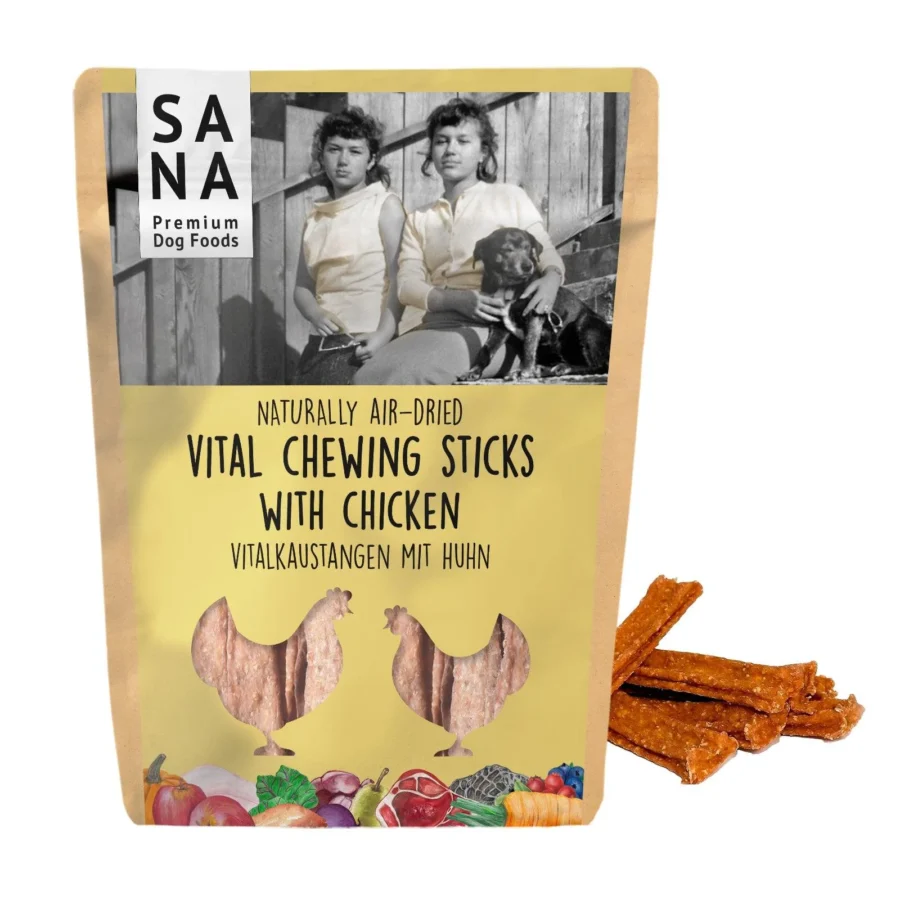 SANADOG Dental Vital Sticks - Pałeczki do żucia z Wołowiną i Kurczakiem 150g