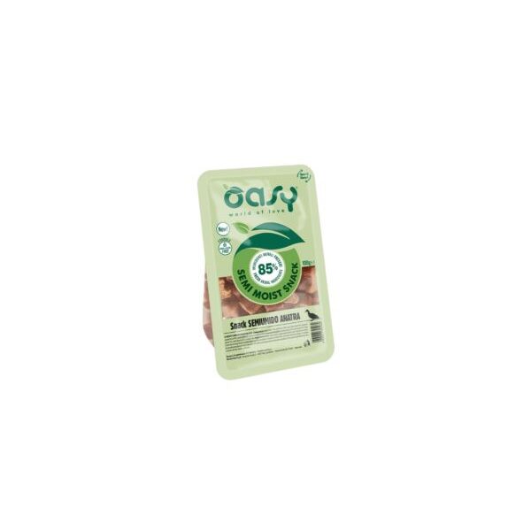 OASY SNACK SEMI MOIST Z KACZKĄ 100G - miękkie smaczki dla psa