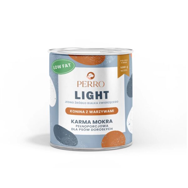 PERRO Karma mokra LIGHT Konina z warzywami – monobiałkowa 400g