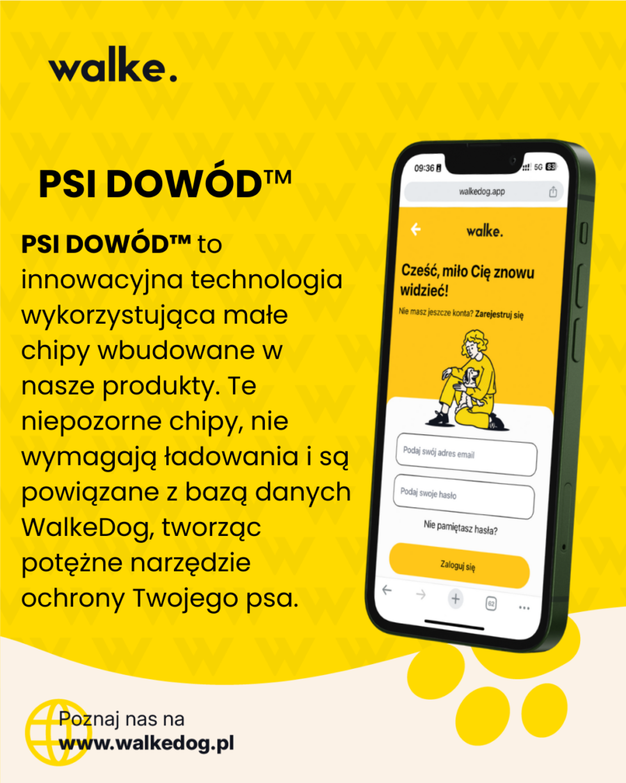 WALKEDOG Szelki dla psa z psim dowodem