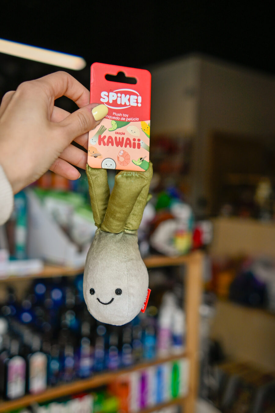 Spike Kawaii Plush Leek Por - pluszowa zabawka dla psa