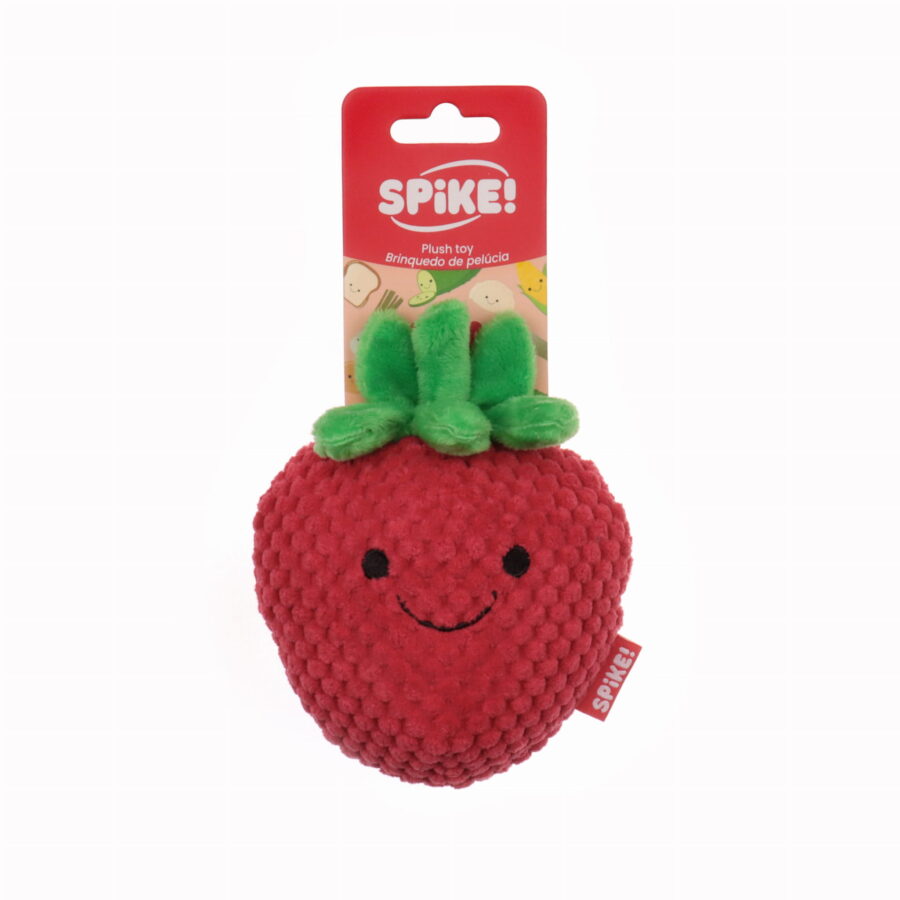 Spike Kawaii Plush StrawberryTruskawka - zabawka dla psa