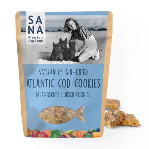 SANADOG Atlantischer Dorsch Cookies - Ciasteczka z dorsza atlantyckiego 100 g